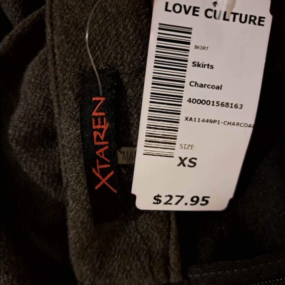 Xtaren Skirt‎ Women’s Size XSmall Gray color NEW - Picture 5 of 8